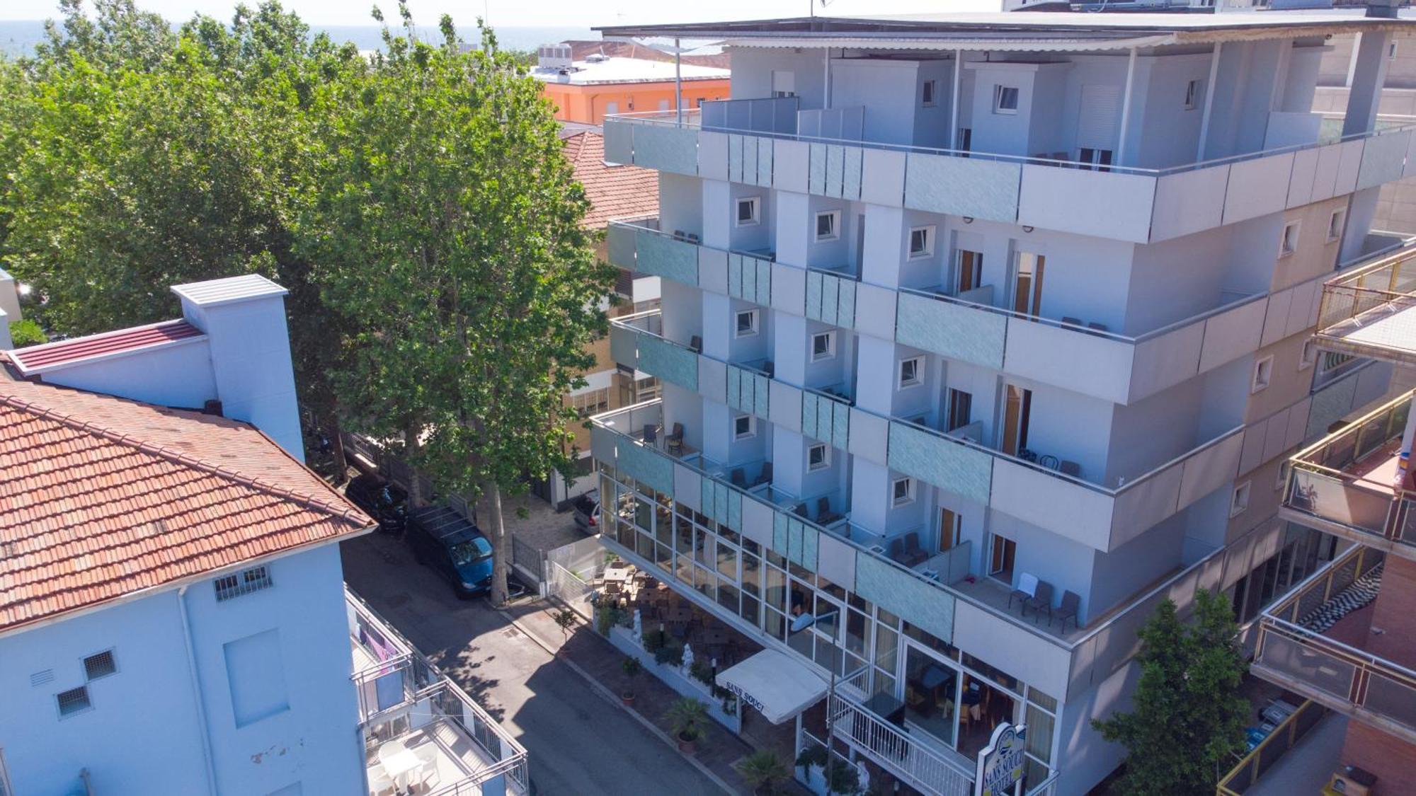 Hotel Sans Souci Римини Экстерьер фото