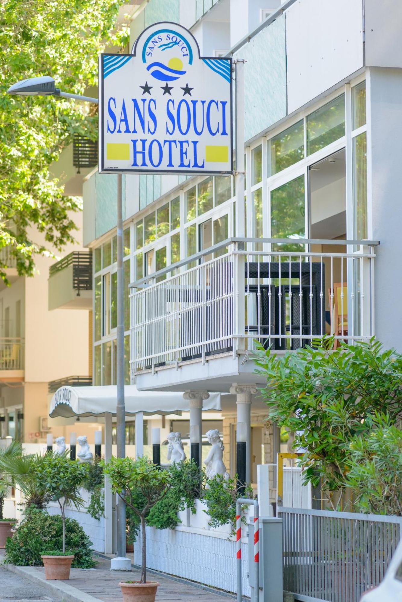Hotel Sans Souci Римини Экстерьер фото